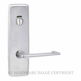 LOCKWOOD 1814/132SC EXTERIOR INDICATING PRIVACY LEVER PLATE SATIN CHROME
