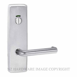 LOCKWOOD 1814/144SC EXTERIOR INDICATING PRIVACY LEVER PLATE SATIN CHROME