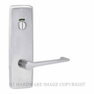 LOCKWOOD 1814/145SC EXTERIOR INDICATING PRIVACY LEVER PLATE SATIN CHROME