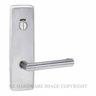LOCKWOOD 1814/155SC EXTERIOR INDICATING PRIVACY LEVER PLATE SATIN CHROME