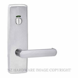 LOCKWOOD 1814/166SC EXTERIOR INDICATING PRIVACY LEVER PLATE SATIN CHROME