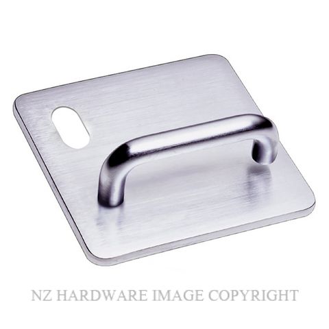 LEGGE ALPHA 802 LH CYLINDER HOLE FURNITURE SATIN CHROME