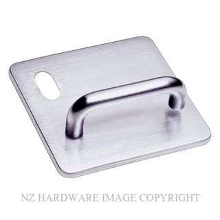LEGGE ALPHA 802 LH CYLINDER HOLE FURNITURE SATIN CHROME