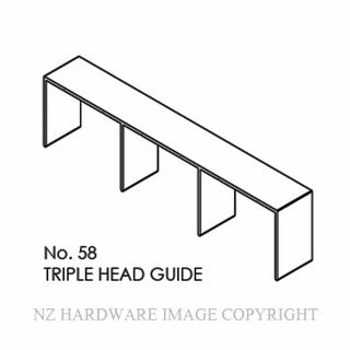 BRIO 58 WARDROBE ROLL TRIPLE HEAD GUIDE