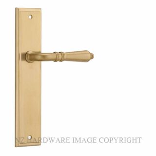 IVER 16236 SARLAT STEPPED PLATE PASSAGE HANDLE SET BRUSHED GOLD