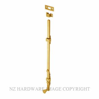 TRADCO 2037 PANIC BOLT 450MM SATIN BRASS