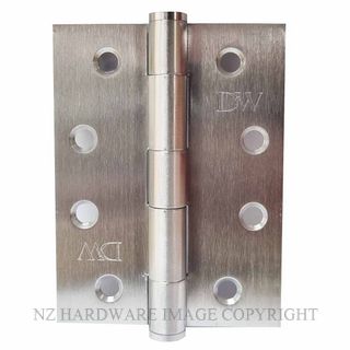 DWH10075.3316F 100 X 75 X 3.0MM HINGE FIXED PIN SATIN STAINLESS 316