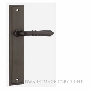 IVER 10736 SARLAT STEPPED PLATE PASSAGE HANDLE SET SIGNATURE BRASS