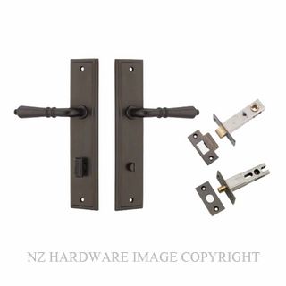 IVER 10736KPRIV60 SARLAT STEPPED PLATE PRIVACY SET SIGNATURE BRASS