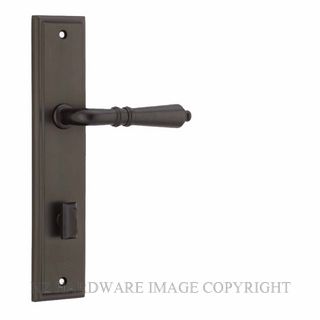 IVER 10736P85 SARLAT STEPPED PLATE PRIVACY HANDLE SET SIGNATURE BRASS