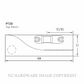 DORMAKABA UL PT20.V3.SSS PATCH FITTING 80351270099 SATIN STAINLESS