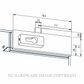 DORMAKABA UL US20.V3.SSS LOCK LATCH FITTING 80361770099 SATIN STAINLESS