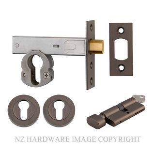 IVER 22150K60KTER DEADBOLT EURO 60MM KEY/TURN ROUND ESC SIGNATURE BRASS
