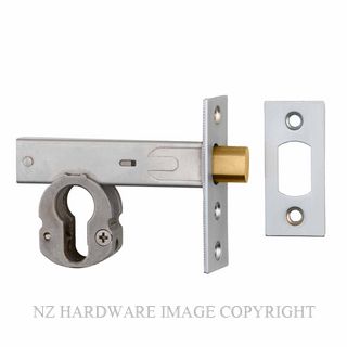 IVER 22153 DEADBOLT EURO 60MM BRUSHED CHROME