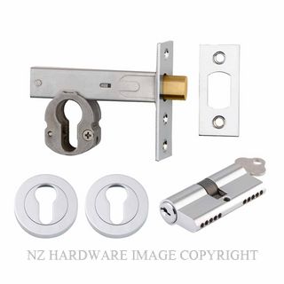 IVER 22154K60KKER DEADBOLT EURO 60MM KEY/KEY ROUND ESC CHROME PLATE