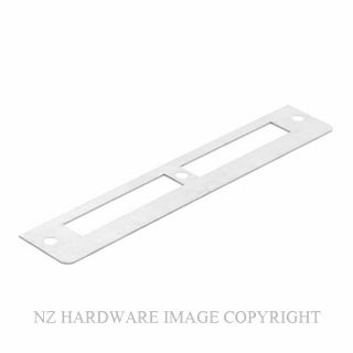 YALE P33037 BRASS STRIKER PLATE 195MMX34MM SATIN CHROME