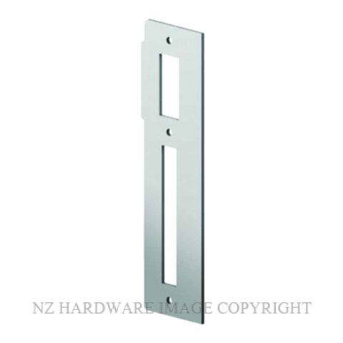 YALE P33100 STRIKE PLATE PACIFIC 160MMX45.5MM SATIN STAINLESS