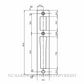 YALE P33130B MILLTON/ISEO B.PL STRIKE 161MMX30MM BLACK