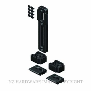 YALE P33431 FLETCHERS LCL 2PT STR KIT FD 162MMX29MM BLACK