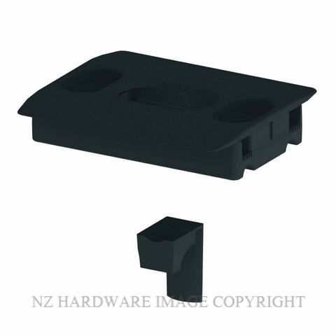 YALE P33456 ASL MK2 ADJ SHOOTBOLT STRK KIT 45MMX40MM BLACK