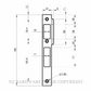 YALE P3352AFLSS OPTIMUM/INDURO STRIKE KIT - LEFT HAND ALU FRENCH DOOR