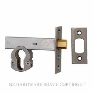 IVER 22159 DEADBOLT EURO 60MM DISTRESSED NICKEL
