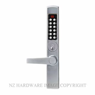 DORMAKABA E3065MSNL-626-41 9400000002140 E-PLEX 3065 NARROW STYLE LEVER SATIN CHROME