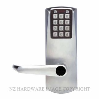 DORMAKABA E2031XSLL-626-41 9400000002136 E-PLEX 70MM BACKSET SCH C LEVER LONG SATIN CHROME