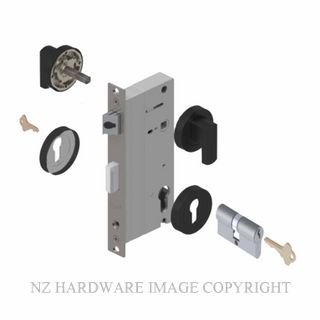 YALE PTR82525B DCMB LATCHING LOCK KITS MATT BLACK