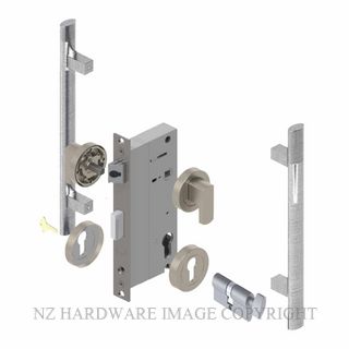 YALE PTR82526/141 CT SC PULL HANDLE LOCK KITS SATIN CHROME