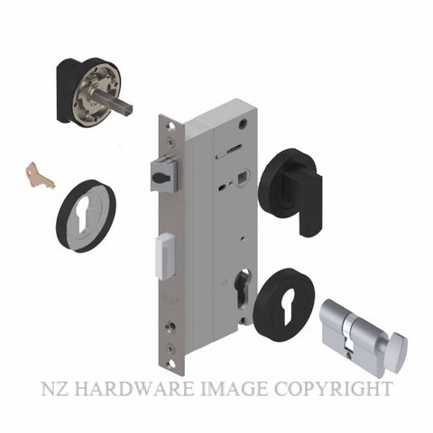 YALE PTR82526B CT MB LATCHING LOCK KITS MATT BLACK