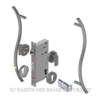 YALE PTR82526/147/450 CT PP PULL HANDLE LOCK KITS POPULAR POWDERCOAT