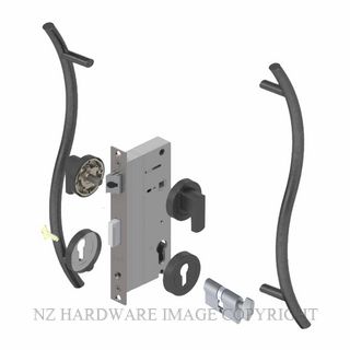 YALE PTR82526/147/450 CT SP PULL HANDLE LOCK KITS SPECIAL POWDERCOAT