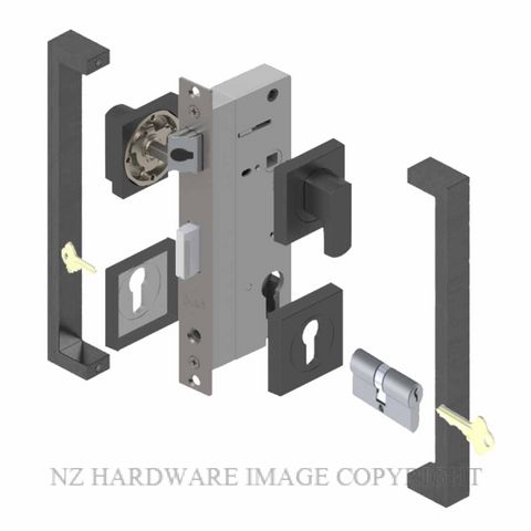 YALE PTS82401/143 DC SP PULL HANDLE LOCK KITS SPECIAL POWDERCOAT
