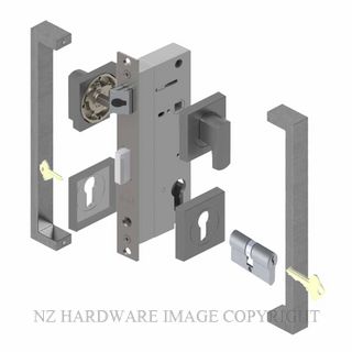 YALE PTS82401/143 DC PP PULL HANDLE LOCK KITS POPULAR POWDERCOAT