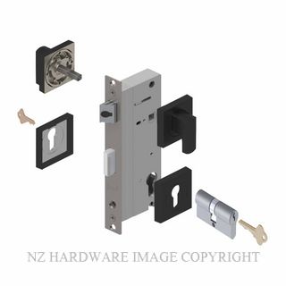 YALE PTS82401B DC MB LATCHING LOCK KITS MATT BLACK