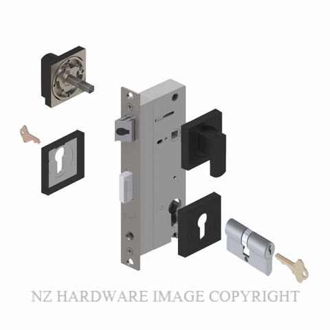 YALE PTS82401B DC MB LATCHING LOCK KITS MATT BLACK