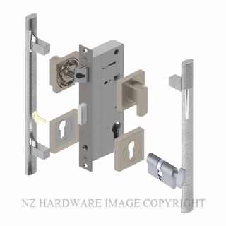 YALE PTS82402/141 CT SC PULL HANDLE LOCK KITS SATIN CHROME