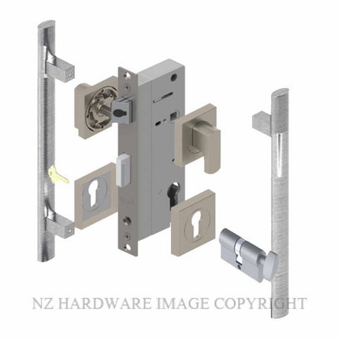 YALE PTS82402/141 CT SC PULL HANDLE LOCK KITS SATIN CHROME