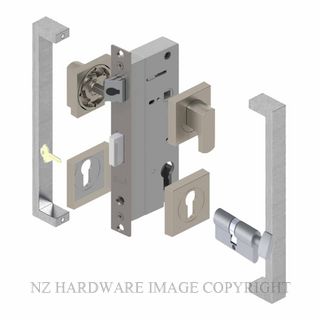 YALE PTS82402/143 CT SC PULL HANDLE LOCK KITS SATIN CHROME