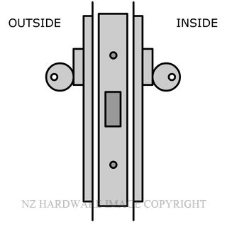 LEGGE 990 N3 NIGHTLATCH SATIN CHROME