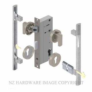YALE PTR82401/141 DC SC PULL HANDLE LOCK KITS SATIN CHROME