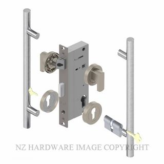 YALE PTR82401/142 DC SC PULL HANDLE LOCK KITS SATIN CHROME