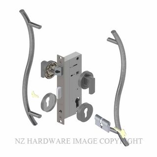 YALE PTR82401/147 DC PP PULL HANDLE LOCK KITS POPULAR POWDERCOAT