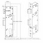 YALE PTR82401/147 DC SC PULL HANDLE LOCK KITS SATIN CHROME