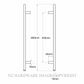YALE PTR82401/147 DC SC PULL HANDLE LOCK KITS SATIN CHROME