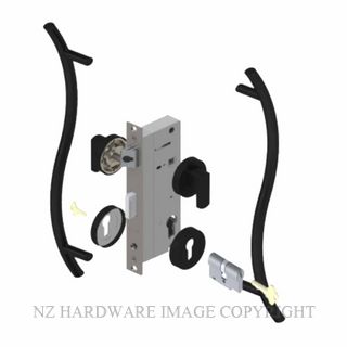 YALE PTR82401/147 DC MB PULL HANDLE LOCK KITS MATT BLACK