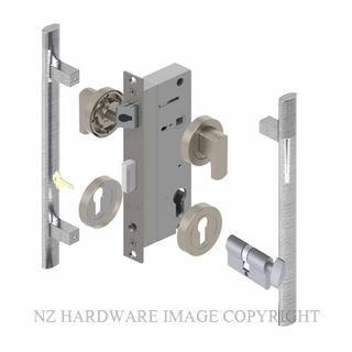 YALE PTR82402/141 CT SC PULL HANDLE LOCK KITS SATIN CHROME