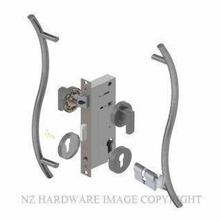 YALE PTR82402/147/450 CT PP PULL HANDLE LOCK KITS POPULAR POWDERCOAT