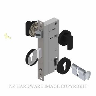 YALE PTR82402B CT MB LATCHING LOCK KITS MATT BLACK